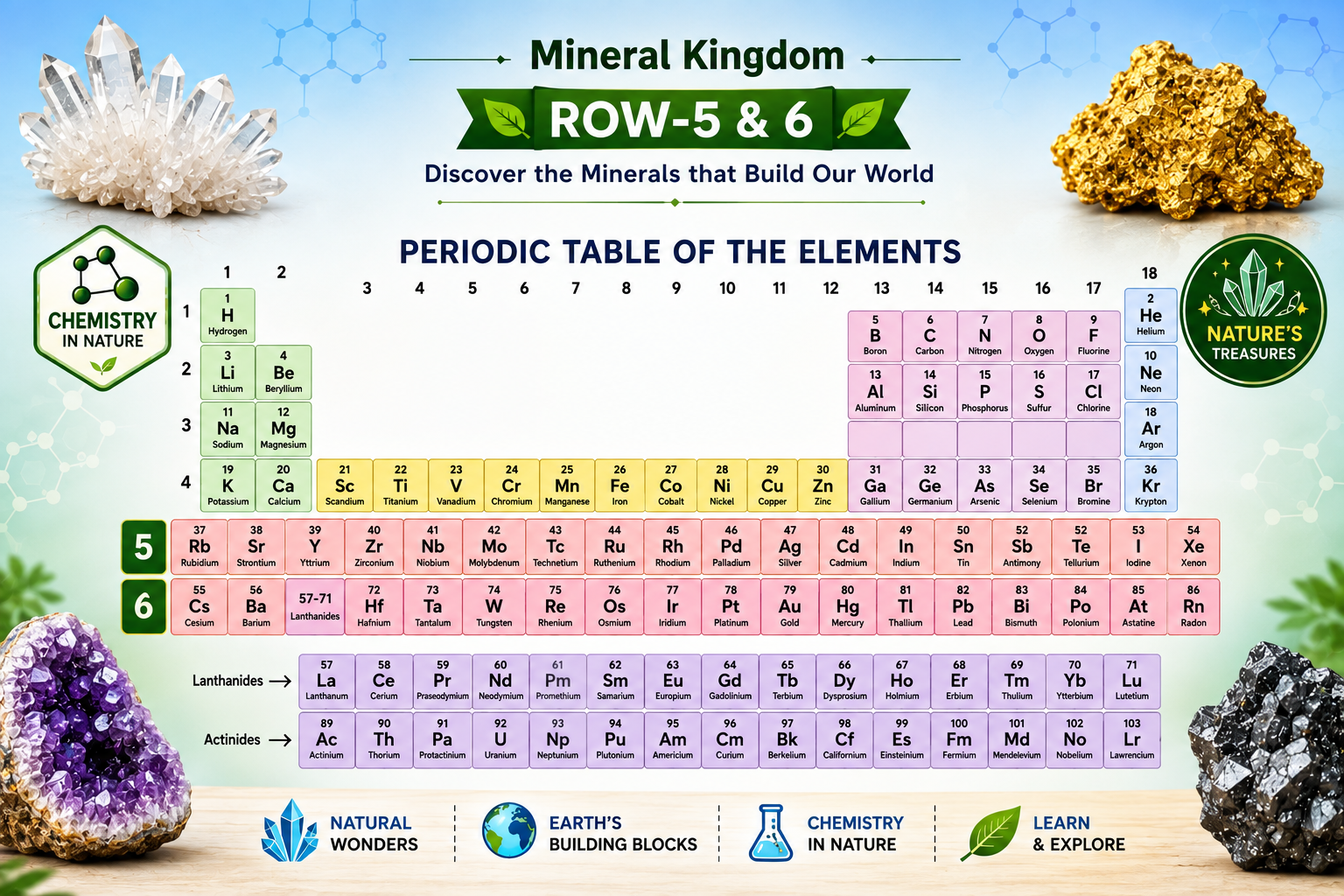 Part 9 _ Mineral kingdom- Row – 5 & 6